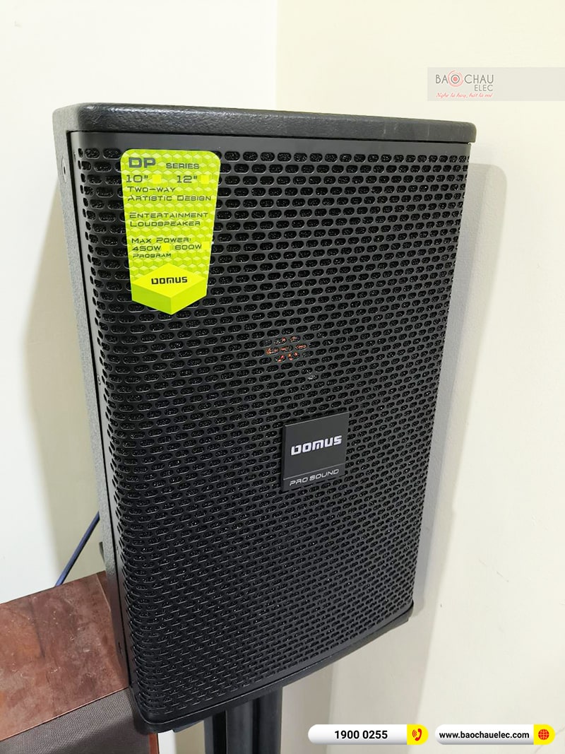 Lắp đặt dàn karaoke trị giá hơn 20 triệu cho anh Vỹ tại Hà Nội (Domus DP6100, BKSound DKA 8500, SW512B) 