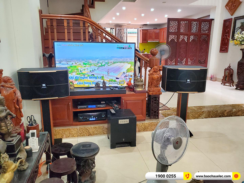 Lắp đặt dàn karaoke trị giá gần 30tr cho bác Chính tại Hà Nội (JBL Pasion 12, JBL RMA-330A, BCE U900 Plus X) 