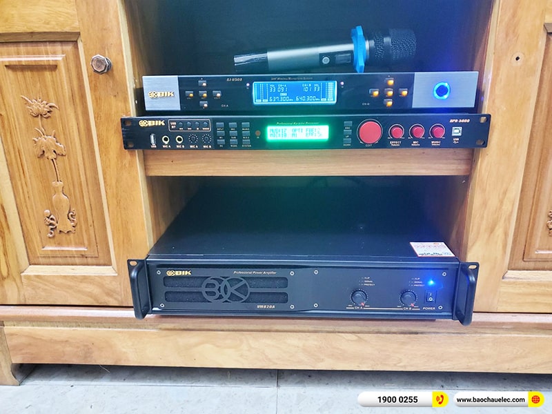 Lắp đặt dàn karaoke trị giá gần 40 triệu cho bác Tấn tại Hà Nội (BMB CSD 880SE, VM620A, BPR-5600, BIK BJ-U500)