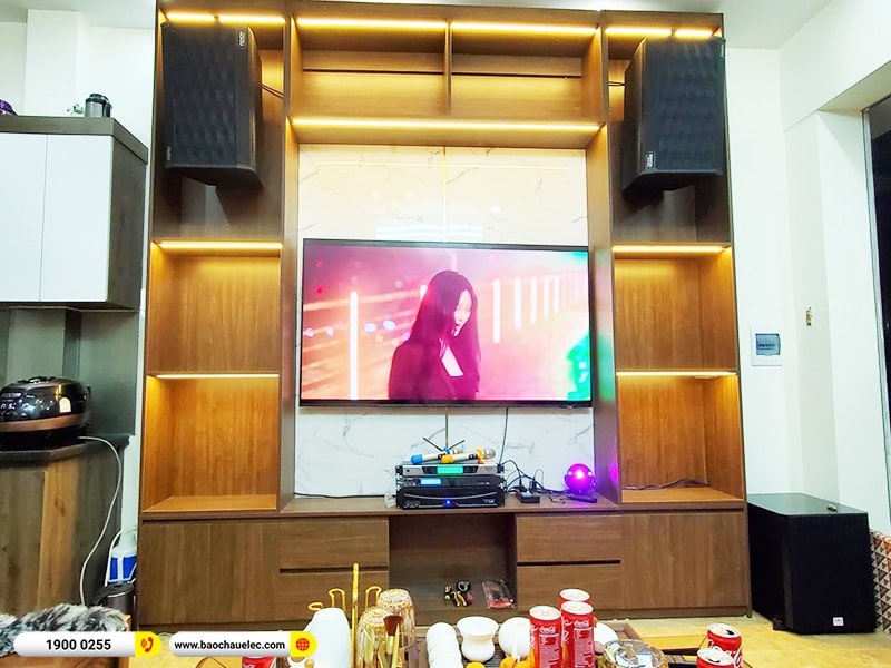 Lắp đặt dàn karaoke trị giá gần 40 triệu cho chị Liên tại Hà Nội (Denon DN-R312, VM620A, X5 Plus, SW612B, BCE UGX12) 