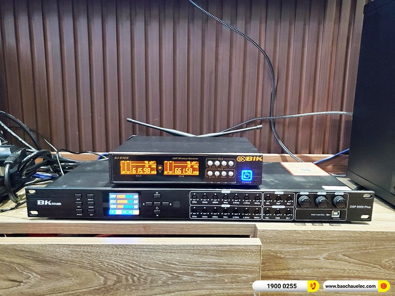 Lắp đặt dàn karaoke trị giá gần 30 triệu cho chị Linh tại Hà Nội (JBL RM210, DSP-9000 Plus, SW512, BJ-U100) 