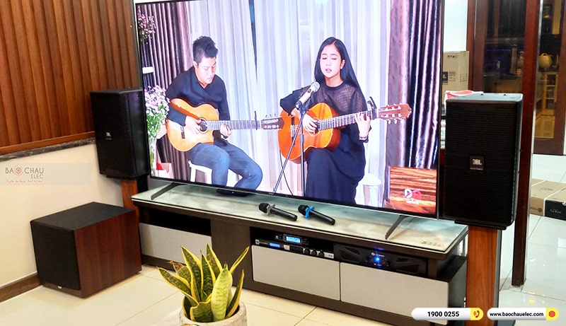 Lắp đặt dàn karaoke trị giá hơn 50 triệu cho chị Thủy tại Hà Nội (JBL KP4010 G2, Crown Xli2500, JBL KX180A, JBL A120P) 