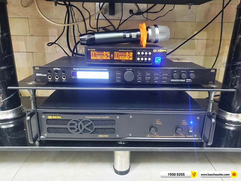 Lắp đặt dàn karaoke trị giá gần 30 triệu cho chị Trang tại Hà Nội (Alto AT2000II, VM620A, X5 Plus, BIK BJ-U100) 