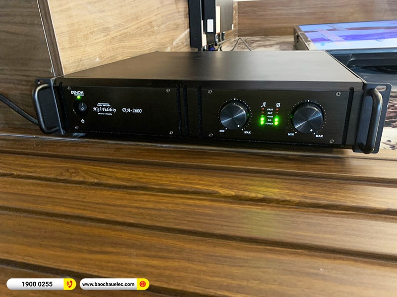 Lắp đặt dàn âm thanh trị giá khoảng 40 triệu cho chị Vân tại Hà Nội (Denon DN-510, Denon DA-2600, X5 Plus, UGX12 Gold) 