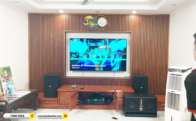 Dàn karaoke gia đình chú Hường