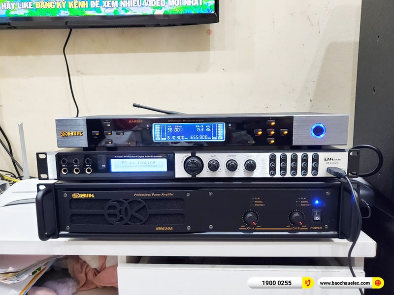 Lắp đặt dàn karaoke trị giá hơn 30 triệu cho chú Tân tại Hà Nội (Alto AT1000II, VM620A, X6 Luxury, SW612, BJ-U500) 