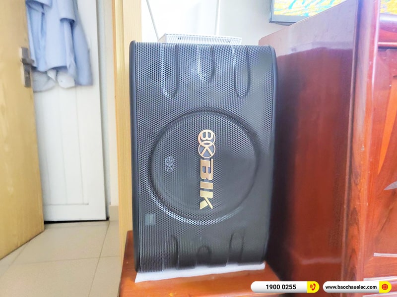 Lắp đặt dàn karaoke BIK hơn 15tr cho chú Thái tại Hà Nội (BIK BJ-S668, BKSound DKA 6500)