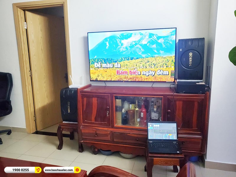 Lắp đặt dàn karaoke BIK hơn 15tr cho chú Thái tại Hà Nội (BIK BJ-S668, BKSound DKA 6500)