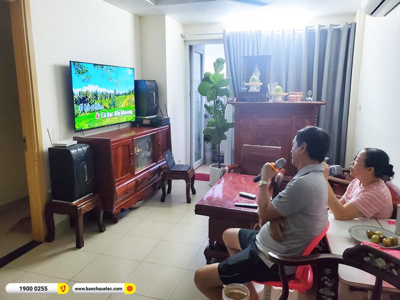 Lắp đặt dàn karaoke BIK hơn 15tr cho chú Thái tại Hà Nội (BIK BJ-S668, BKSound DKA 6500)