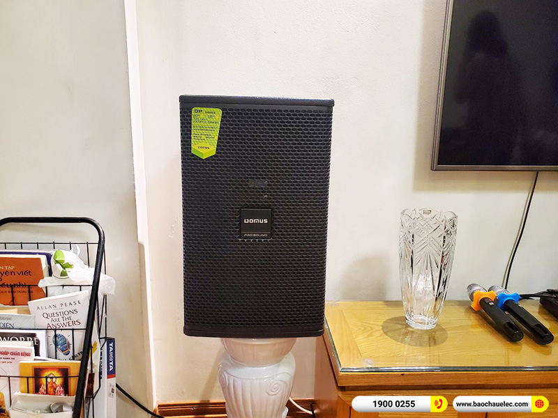 Lắp đặt dàn karaoke trị giá hơn 20 triệu cho cô Thủy tại Hà Nội (Domus DP6100 Max, VM420A, BPR-5600, BJ-U100) 