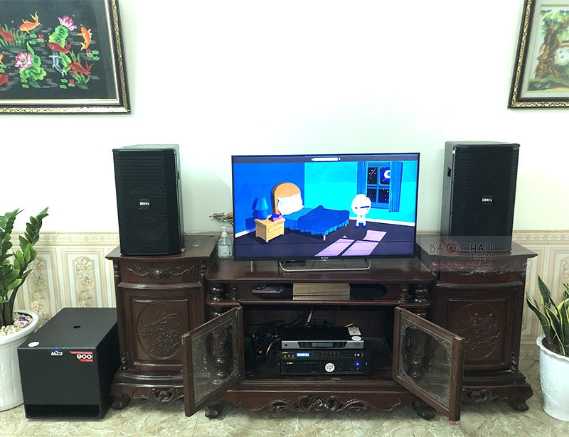 Dàn karaoke gia đình anh Hiệp ở Hà Đông h5