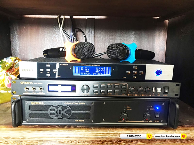 Lắp đặt dàn karaoke trị giá hơn 40 triệu cho anh Huy tại Hải Phòng