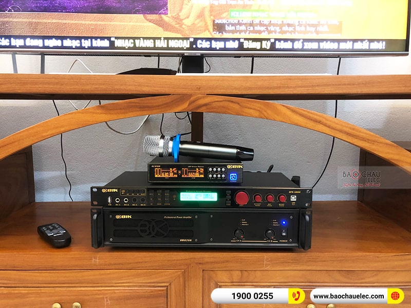 Lắp đặt dàn karaoke gia đình anh Lương tại Hà Nội