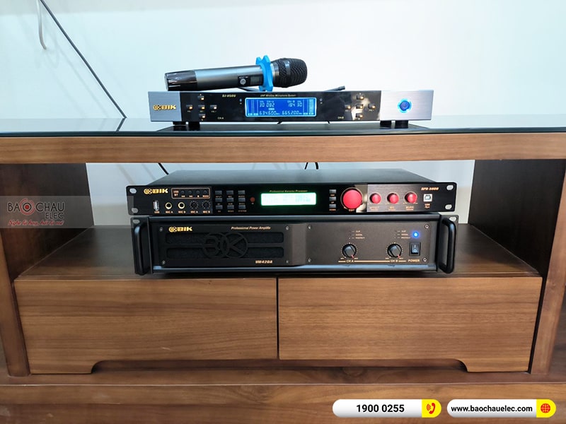 Lắp đặt dàn karaoke trị giá hơn 30 triệu cho anh Thế Anh tại Hà Nội