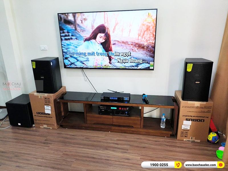 Lắp đặt dàn karaoke trị giá hơn 30 triệu cho anh Thế Anh tại Hà Nội