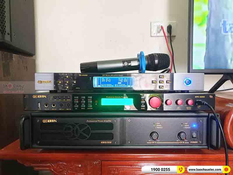 Lắp đặt dàn karaoke gia đình anh Thủy tại Hà Nội