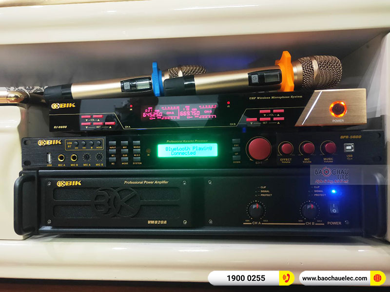 Lắp đặt dàn karaoke gia đình anh Tùng tại Hà Nội
