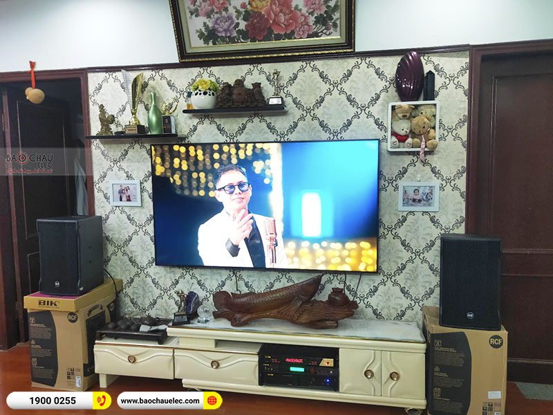 Lắp đặt d&agrave;n karaoke gia đ&igrave;nh anh T&ugrave;ng tại H&agrave; Nội