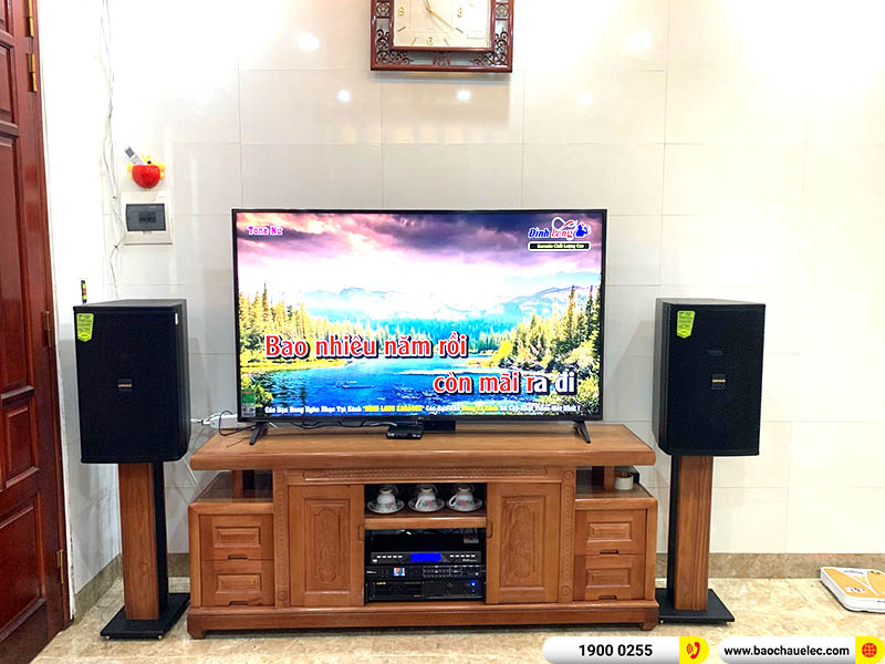 Lắp bộ dàn karaoke cho gia đình chị Thủy ở Hà Đông, HN