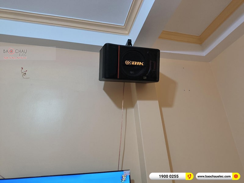 Lắp đặt dàn karaoke trị giá khoảng 20 triệu cho chú Khang tại Hà Nội