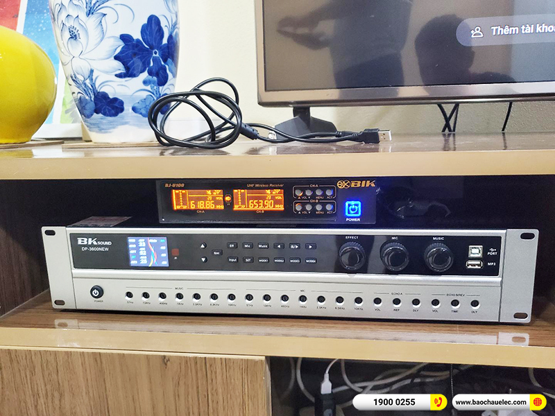 Lắp đặt dàn nghe nhạc, karaoke trị giá hơn 20 triệu cho anh Tuấn tại Hà Nội (JBL Stage A170, BKSound DP3600 New, BJ-U100) 