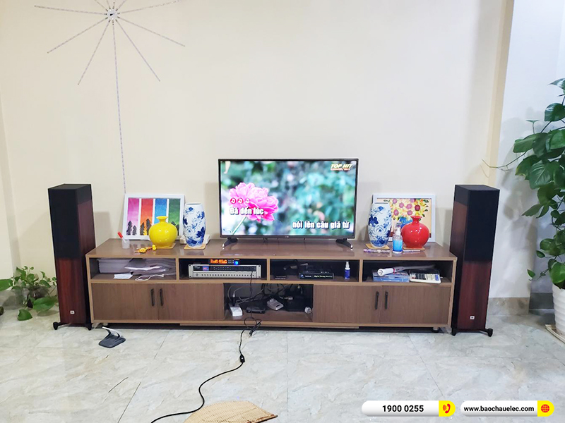 Lắp đặt dàn nghe nhạc, karaoke trị giá hơn 20 triệu cho anh Tuấn tại Hà Nội (JBL Stage A170, BKSound DP3600 New, BJ-U100) 