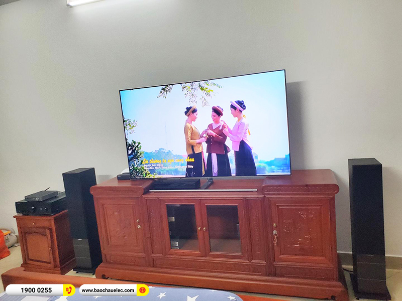 Lắp đặt dàn nghe nhạc trị giá khoảng 90 triệu cho anh Khải tại Hạ Nội (Sonus Faber Lumina III, Denon PMA-1700NE, Yamaha WXC-50)