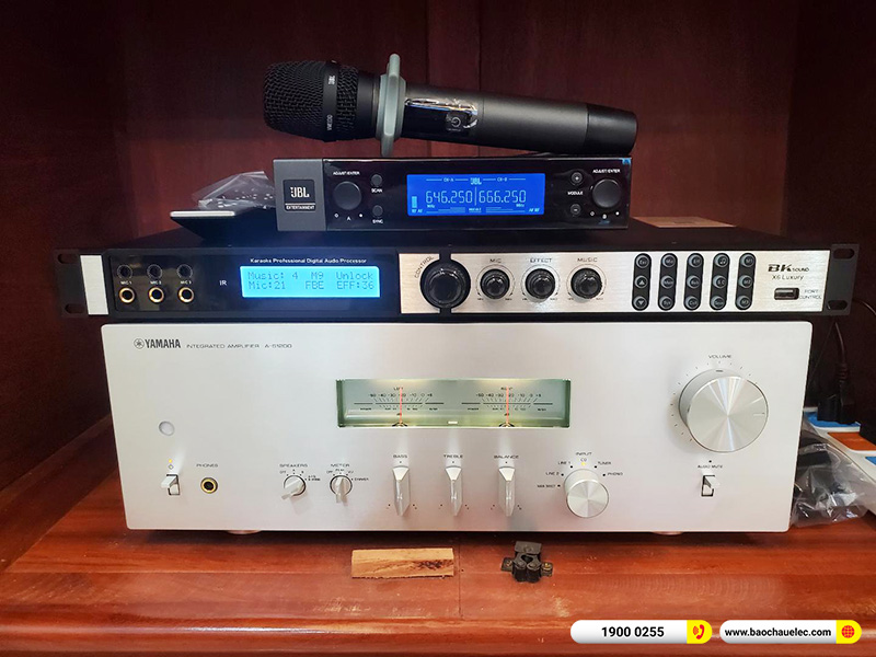 Lắp đặt dàn nghe nhạc, karaoke trị giá hơn 140 triệu cho anh Chí tại Hà Nội (Focal Aria 936, Yamaha S1200, X6 Luxury, JBL VM200) 