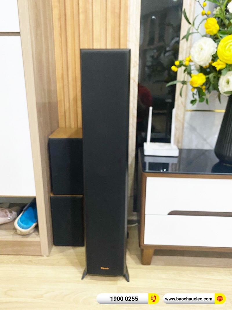 Lắp đặt dàn nghe nhạc trị giá hơn 30 triệu cho anh Tuấn tại Hà Nội (Klipsch RP-5000F, Denon DRA-800H) 