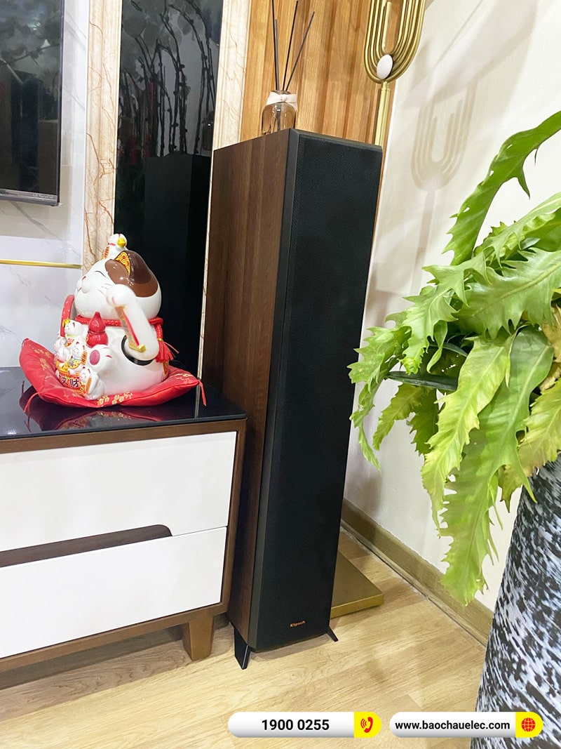 Lắp đặt dàn nghe nhạc trị giá hơn 30 triệu cho anh Tuấn tại Hà Nội (Klipsch RP-5000F, Denon DRA-800H) 