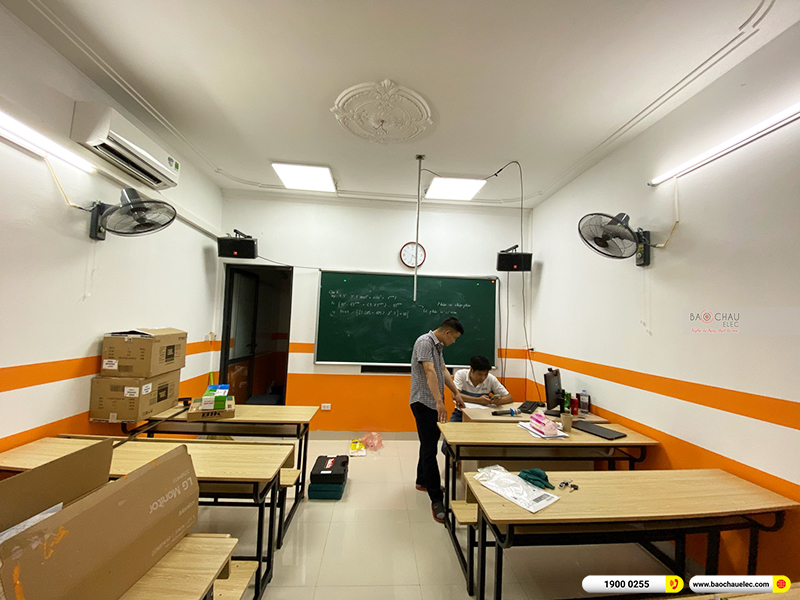 Lắp đặt hệ thống &acirc;m thanh ph&ograve;ng học cho anh B&igrave;nh tại H&agrave; Nội