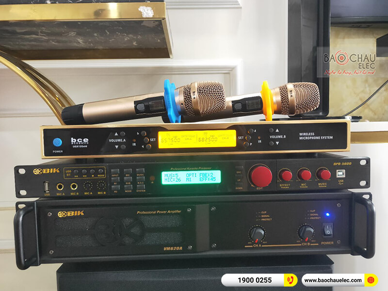 Lắp đặt dàn karaoke chị Ngân tại Hà Nội