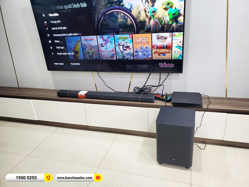 Lắp đặt Loa Soundbar JBL Bar 5.1 hơn 14tr cho anh Khiêm tại Hà Nội