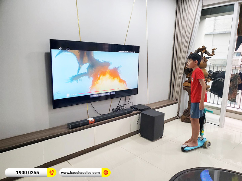 Lắp đặt Loa Soundbar JBL Bar 5.1 hơn 14tr cho anh Khiêm tại Hà Nội