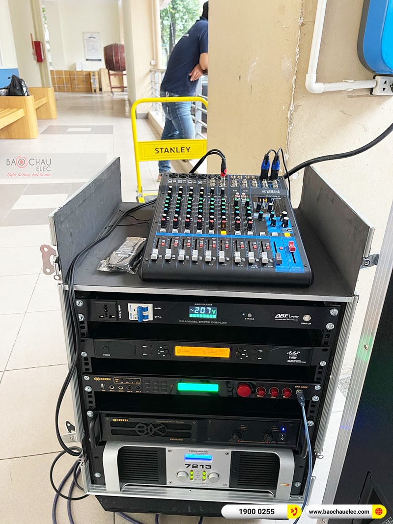 Lắp đặt hệ thống âm thanh Trường THCS và THPT Tạ Quang Bửu tại Hà Nội (CatKing Pro 2.5+, Famousound 7213, BPR-5600, Yamaha MG12XU,…)