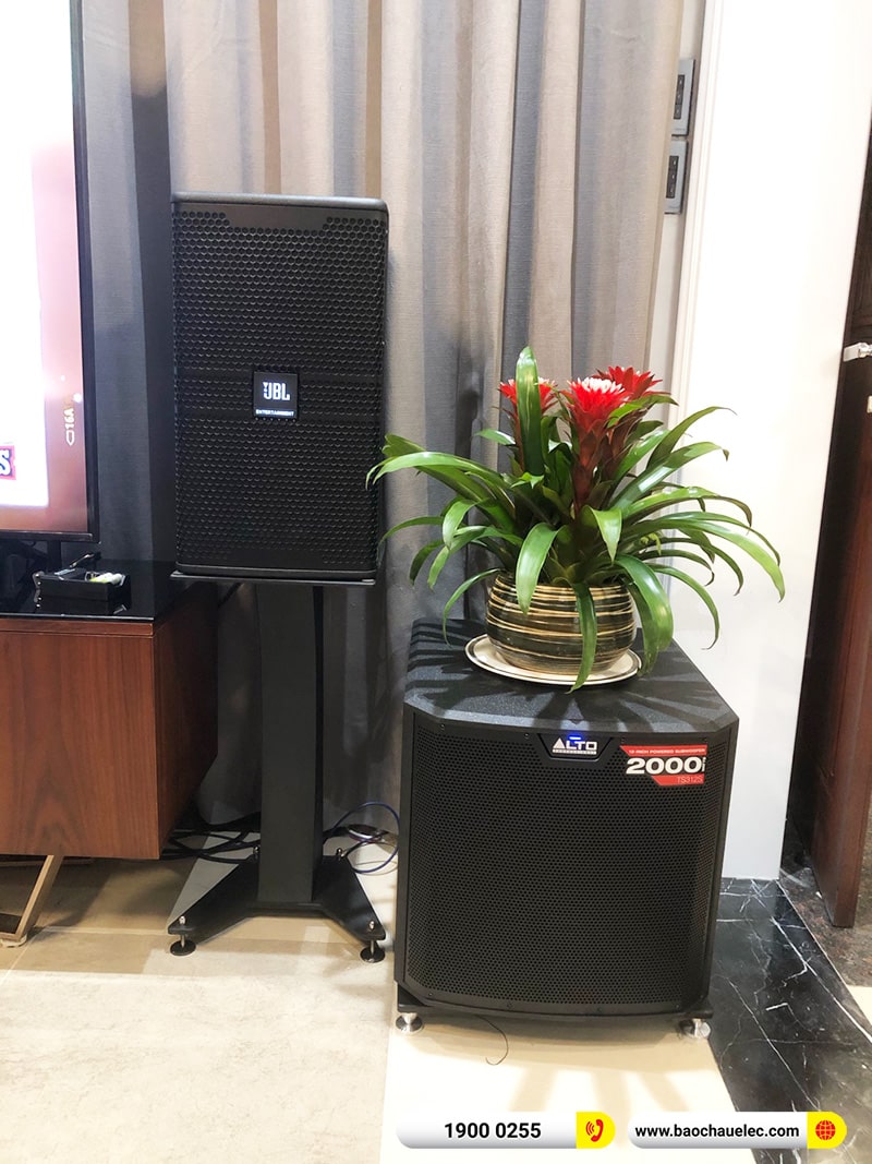 Lắp đặt dàn karaoke trị giá hơn 70 triệu cho anh Hiếu tại Hà Nội (JBL KP4012 G2, Xli2500, KX180A, TS312S, JBL VM200) 