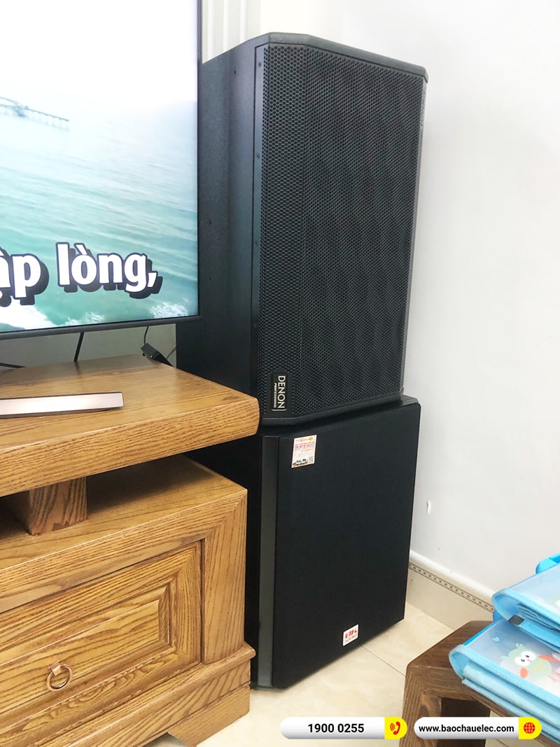Lắp đặt dàn karaoke trị giá hơn 40 triệu cho anh Hiếu tại Hà Nội (Denon DP-R312, VM620A, X5 Plus, SW612B, JBL VM200) 