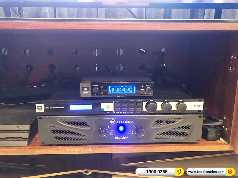 Lắp đặt dàn karaoke trị giá hơn 70 triệu cho anh Hiếu tại Hà Nội (JBL KP4012 G2, Xli2500, KX180A, TS312S, JBL VM200) 