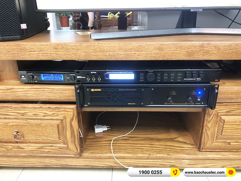 Lắp đặt dàn karaoke trị giá hơn 40 triệu cho anh Hiếu tại Hà Nội (Denon DP-R312, VM620A, X5 Plus, SW612B, JBL VM200) 