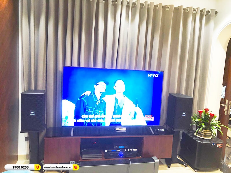 Lắp đặt dàn karaoke trị giá hơn 70 triệu cho anh Hiếu tại Hà Nội (JBL KP4012 G2, Xli2500, KX180A, TS312S, JBL VM200) 