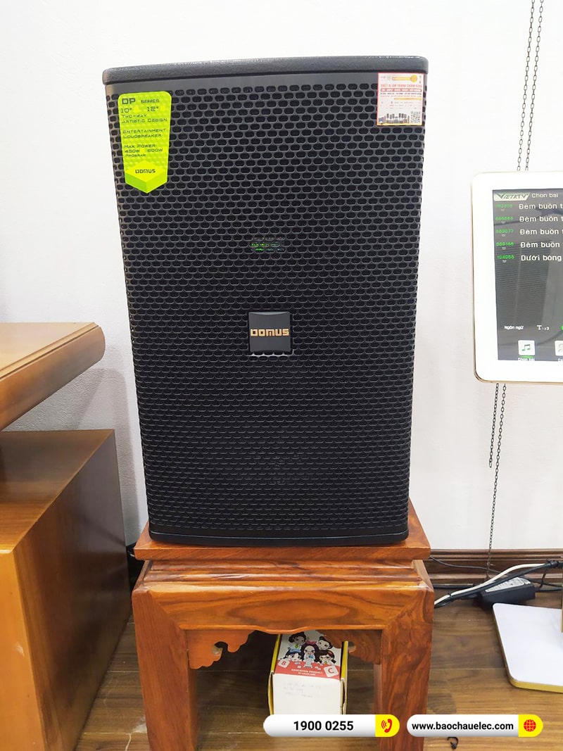 Lắp đặt dàn karaoke trị giá hơn 30 triệu cho anh Thắng tại Hà Nội (Domus DP6120, APP MZ-66, X5 Plus, SW312B, U900 Plus X) 