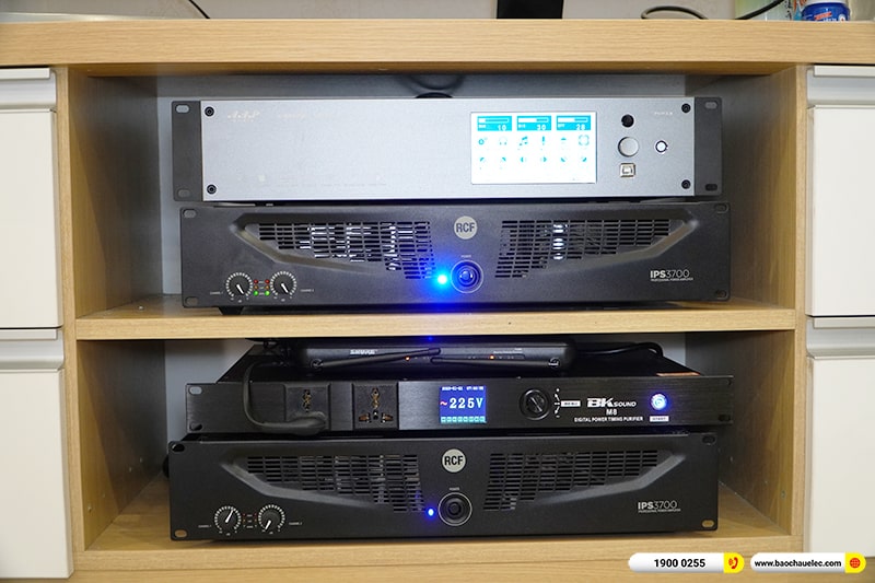 Lắp đặt dàn karaoke trị giá gần 230 triệu cho anh Việt tại Hà Nội (RCF C5215-99, IPS 3700, K9900II Luxury, S8015II, SVX288AZ/PG58,…) 