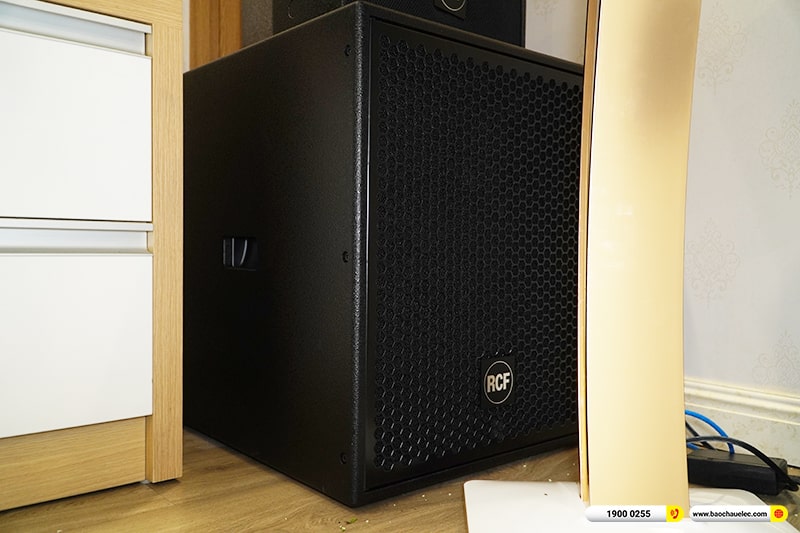 Lắp đặt dàn karaoke trị giá gần 230 triệu cho anh Việt tại Hà Nội (RCF C5215-99, IPS 3700, K9900II Luxury, S8015II, SVX288AZ/PG58,…) 