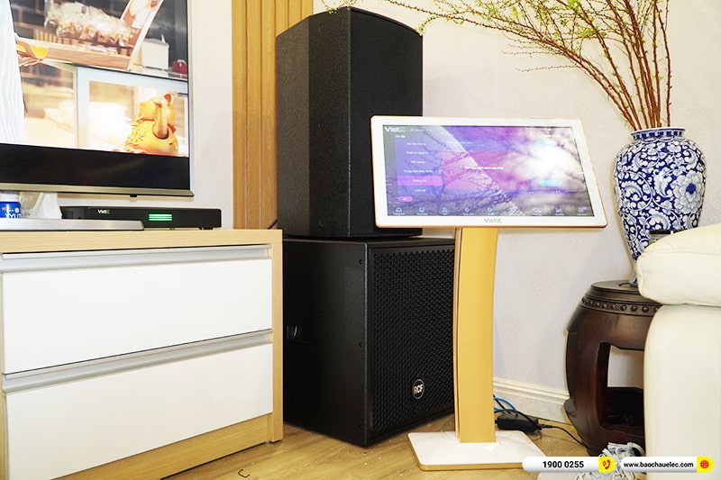 Lắp đặt dàn karaoke trị giá gần 230 triệu cho anh Việt tại Hà Nội (RCF C5215-99, IPS 3700, K9900II Luxury, S8015II, SVX288AZ/PG58,…) 