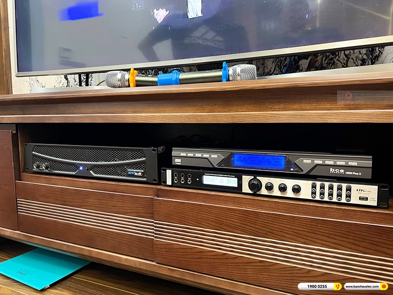 Lắp đặt dàn karaoke trị giá gần 40 triệu cho anh Vinh tại Hà Nội (BMB 1212SE, VM620A, X5 Plus, Klipsch R100SW, UGX12 Gold)