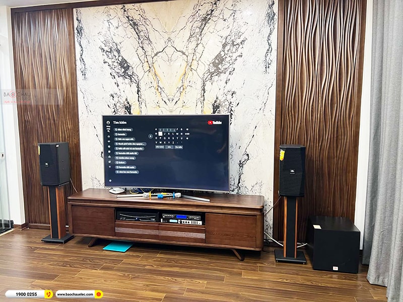 Lắp đặt dàn karaoke trị giá gần 40 triệu cho anh Vinh tại Hà Nội (BMB 1212SE, VM620A, X5 Plus, Klipsch R100SW, UGX12 Gold)