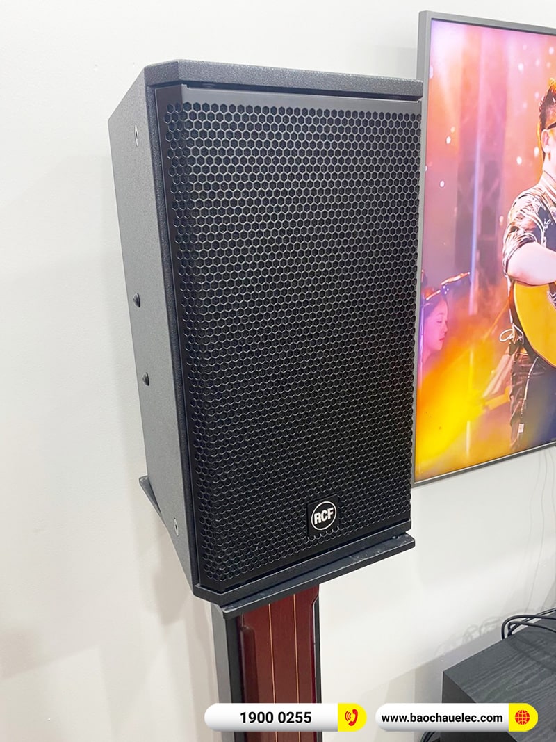 Lắp đặt dàn karaoke RCF 63tr cho chị Thủy tại Hà Nội (RCF X-MAX 10, Crown T5, KX180A, BJ-W25AV, JBL VM300)