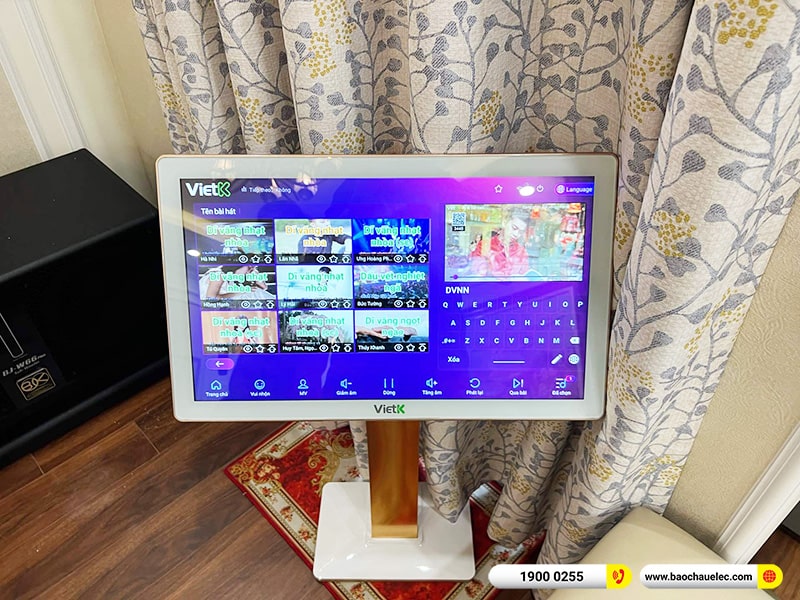 Lắp đặt dàn karaoke trị giá khoảng 90 triệu cho cô Hạnh tại Hà Nội (BMB CSS 1212SE, VM830A, KX180A, BJ-W66 Plus, VM200,…)
