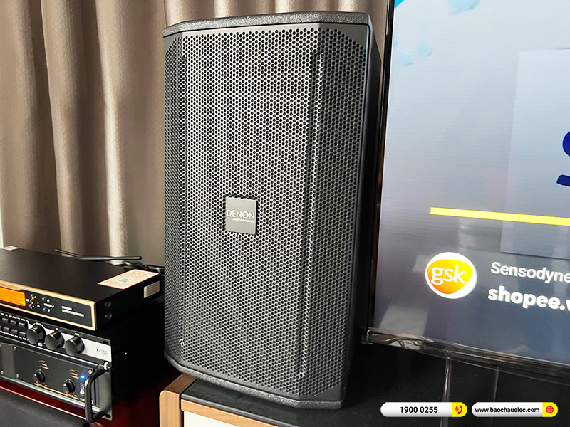 Lắp đặt dàn karaoke trị giá hơn 40 triệu cho cô Liên tại Hà Nội (Denon DN510, VM420A, KX180A, SW512, UGX12 Gold)