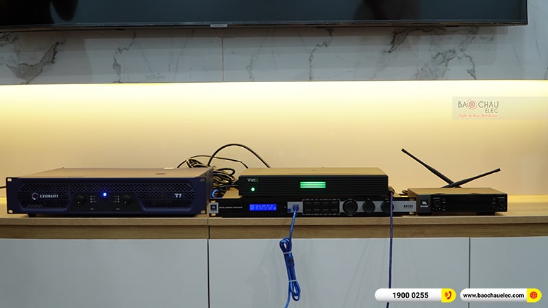 Lắp đặt dàn karaoke trị giá hơn 100 triệu cho anh Đức tại Hà Nội